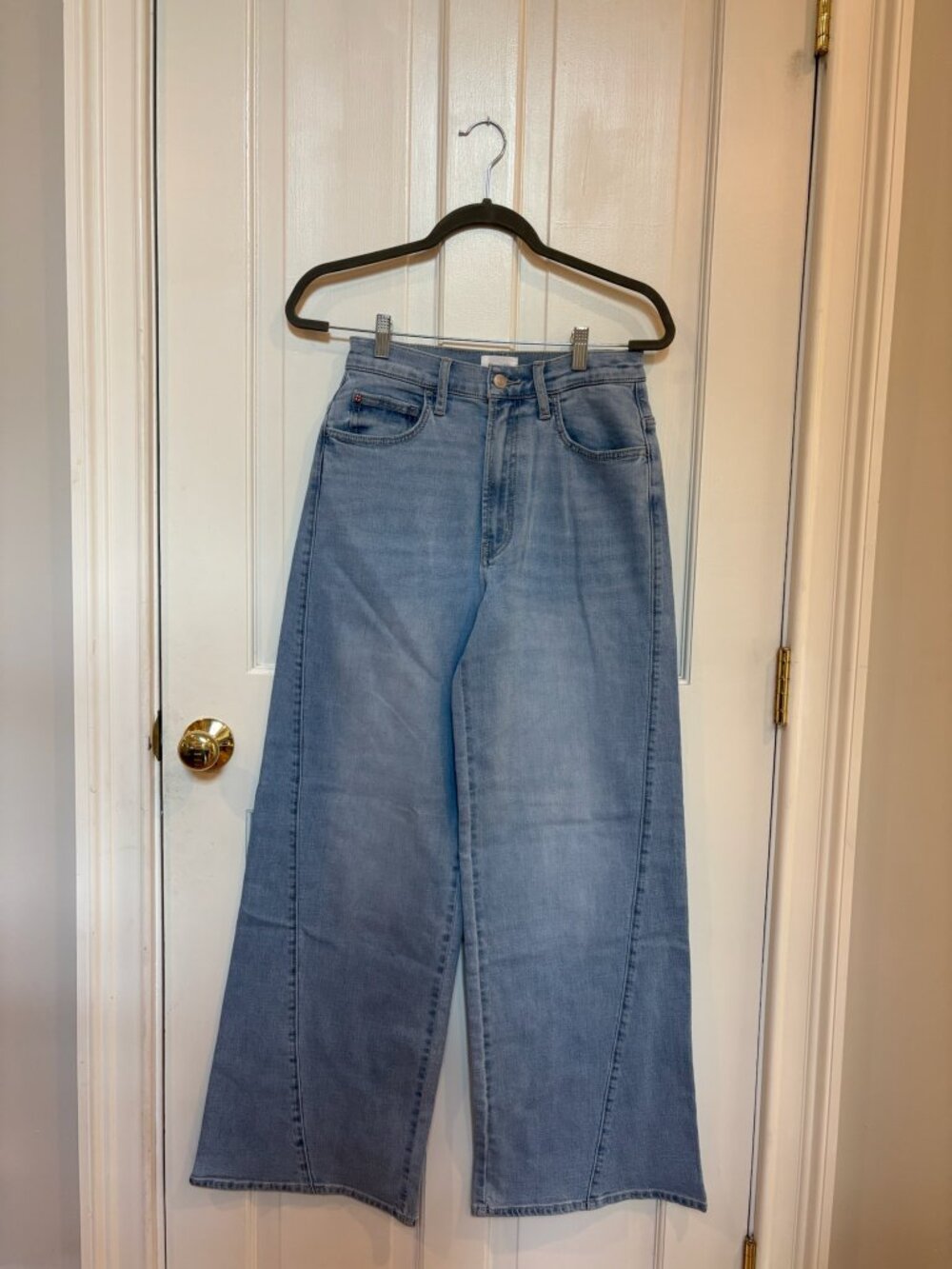 Hudson "Jamie" High-Rise Wide-Leg Jeans, Size 26, NWT